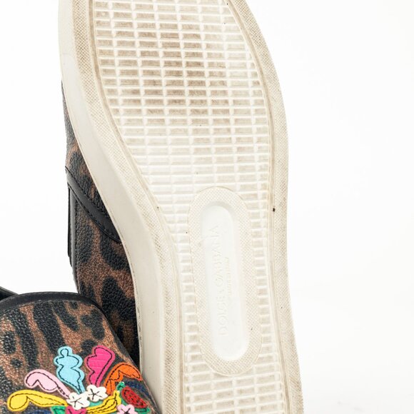 Dolce & Gabbana DG Family Leopard Slip-On Sneakers - Picture 6 of 12